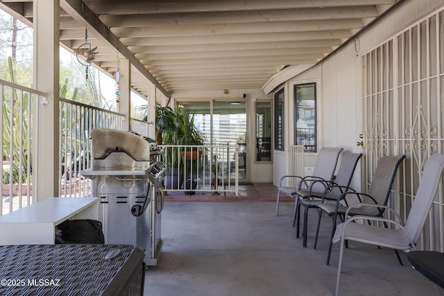 2856 W Goldfield Dr, Tucson, AZ 85745 - view of patio / terrace with grilling area