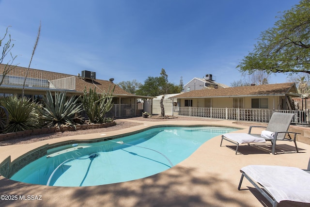 2856 W Goldfield Dr, Tucson, AZ 85745 - view of swimming pool with a patio