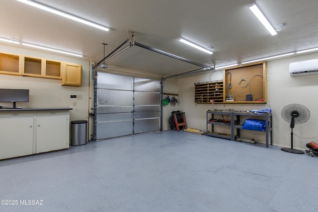 2856 W Goldfield Dr, Tucson, AZ 85745 - garage featuring a wall mounted AC