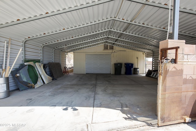2856 W Goldfield Dr, Tucson, AZ 85745 - garage featuring a carport