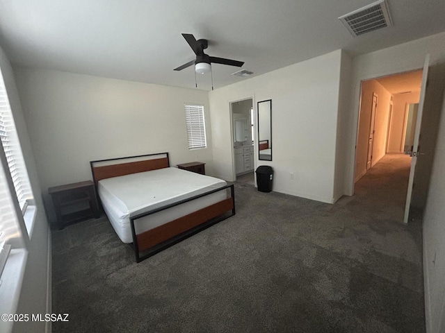 1126 E Descent St, Tucson, AZ 85719 - bedroom with carpet flooring and a ceiling fan