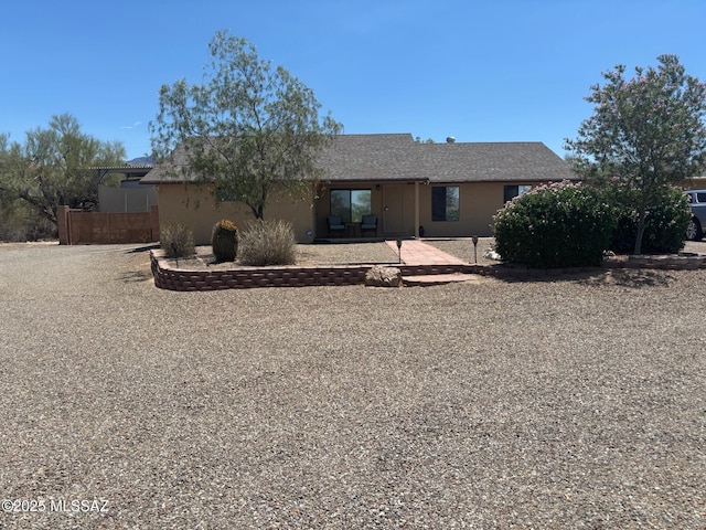 6100 N La Canada Dr, Tucson, AZ 85704 - view of front of house featuring a patio area