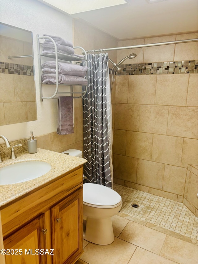 6100 N La Canada Dr, Tucson, AZ 85704 - full bath with vanity and a shower stall