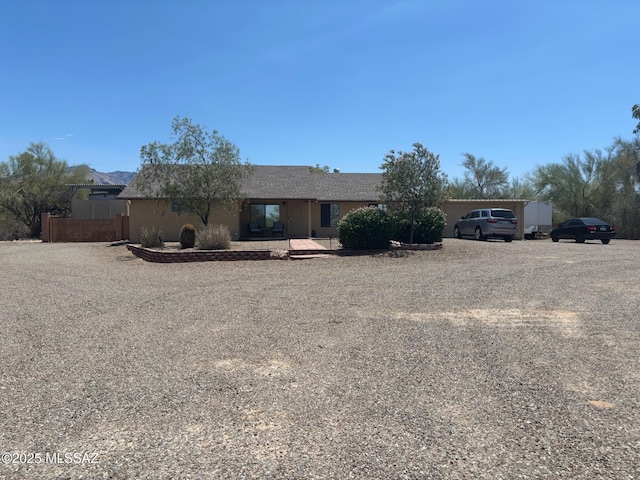 6100 N La Canada Dr, Tucson, AZ 85704 - view of single story home