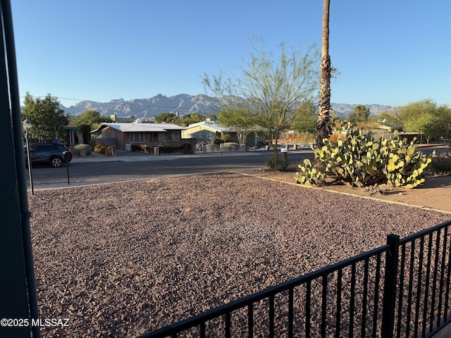 1412 E Silver St, Tucson, AZ 85719 - view of yard with a mountain view