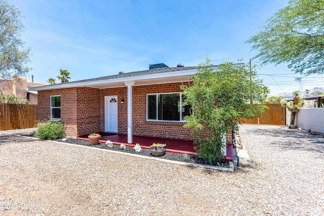 1435 E Grant Rd, Tucson, AZ 85719 - view of front facade with brick siding
