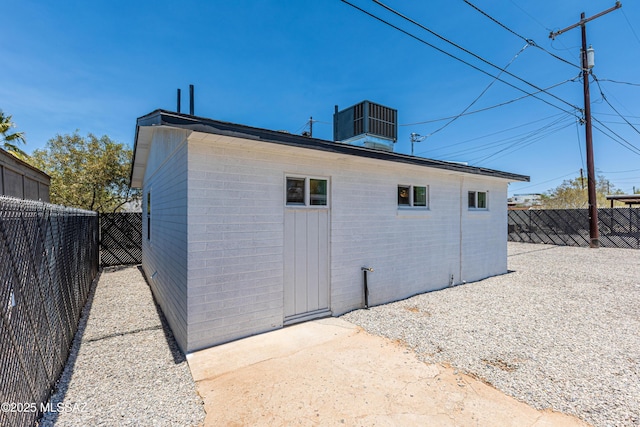 1435 E Grant Rd, Tucson, AZ 85719 - rear view of property with a fenced backyard