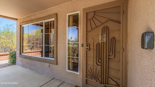2315 E Chrysanthemum St, Oro Valley, AZ 85755 - property entrance featuring stucco siding