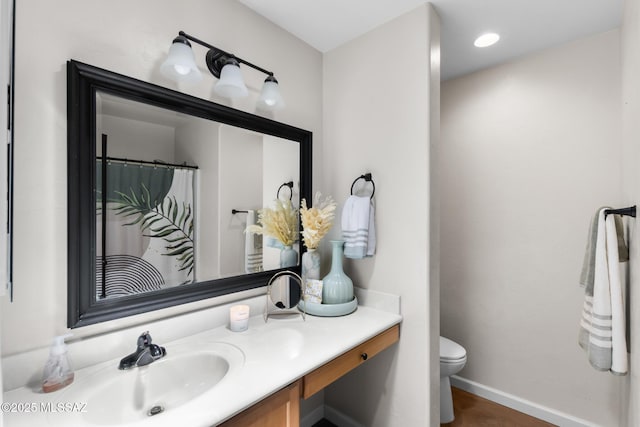 10636 E Malta St, Tucson, AZ 85747 - bathroom featuring toilet and vanity