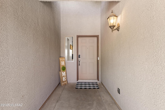 10636 E Malta St, Tucson, AZ 85747 - doorway to property with stucco siding