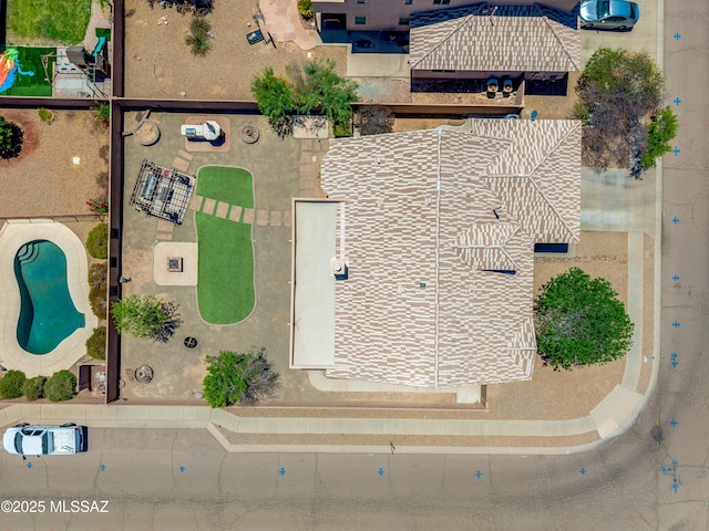 10636 E Malta St, Tucson, AZ 85747 - aerial view of a pool