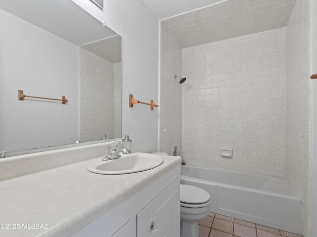 2638 N Wilson Ave, Tucson, AZ 85719 - bathroom featuring vanity, tile patterned floors, and  shower combination