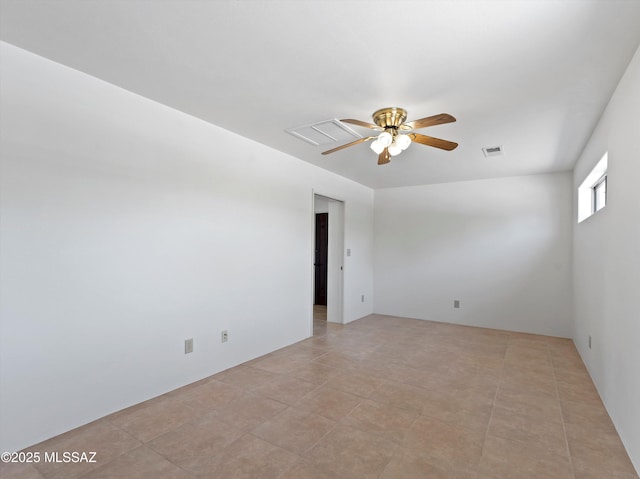 2638 N Wilson Ave, Tucson, AZ 85719 - spare room featuring a ceiling fan and light tile patterned flooring
