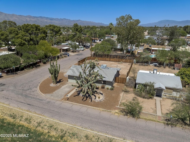 2638 N Wilson Ave, Tucson, AZ 85719 - aerial view of residential area featuring a mountainous background