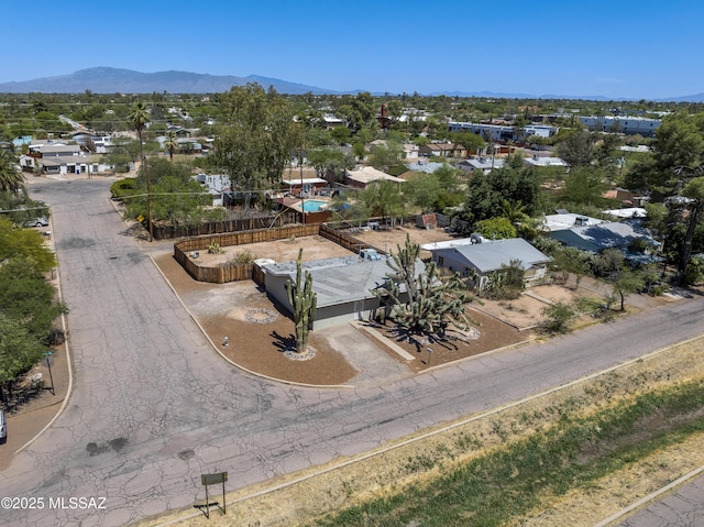 2638 N Wilson Ave, Tucson, AZ 85719 - aerial perspective of suburban area with mountains