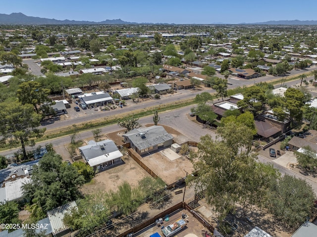 2638 N Wilson Ave, Tucson, AZ 85719 - aerial view of residential area with a mountain backdrop