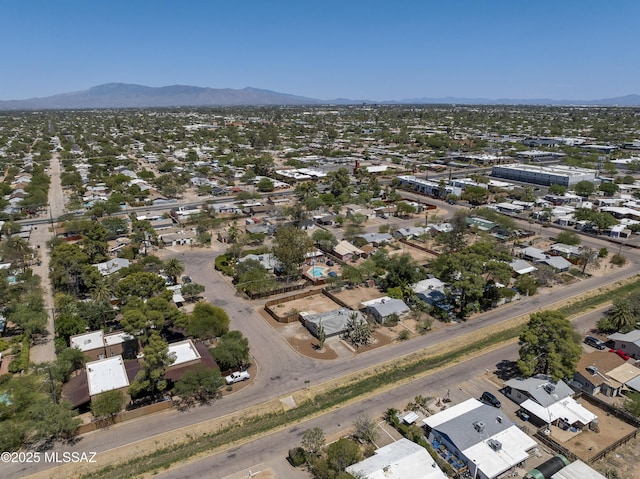 2638 N Wilson Ave, Tucson, AZ 85719 - aerial view of residential area featuring mountains