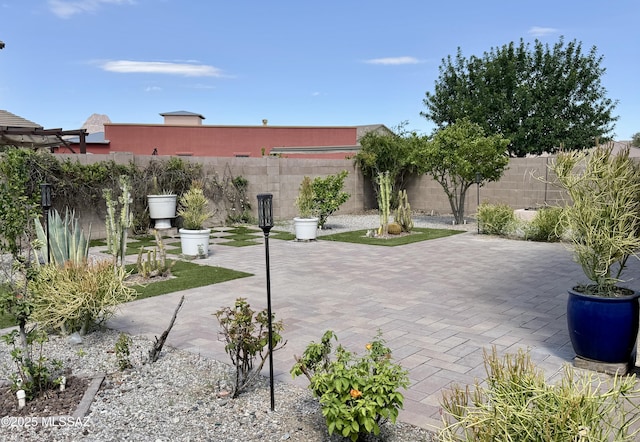 8361 N Mountain Stone Pine Way, Tucson, AZ 85743 - fenced backyard featuring a patio area