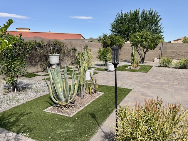 8361 N Mountain Stone Pine Way, Tucson, AZ 85743 - fenced backyard with a patio