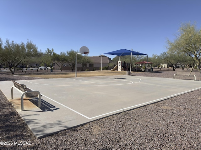 13049 N Woosnam Way, Oro Valley, AZ 85755 - view of basketball court with community basketball court