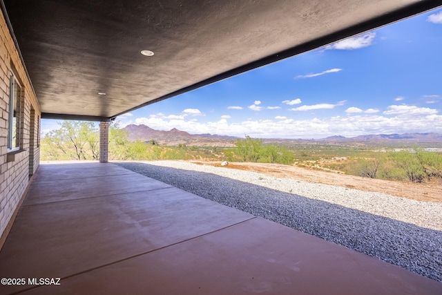 446 Soda Ln, Rio Rico, AZ 85648 - view of patio featuring a mountain view