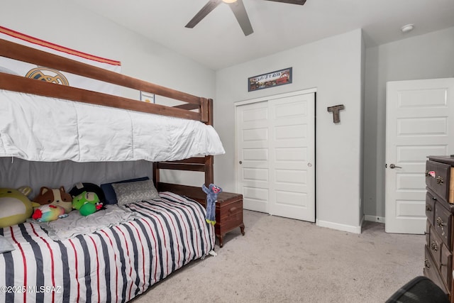 276 W Charles L Mckay St, Vail, AZ 85641 - carpeted bedroom featuring a closet and a ceiling fan