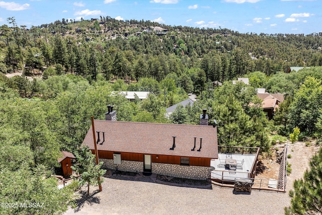 11101 E Miami St, Mount Lemmon, AZ 85619 - view of subject property with a forest