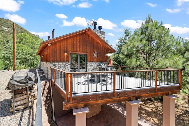 11101 E Miami St, Mount Lemmon, AZ 85619 - view of wooden deck