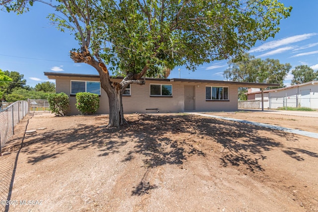 4041 E Dover Stra, Tucson, AZ 85706 - ranch-style house with concrete block siding