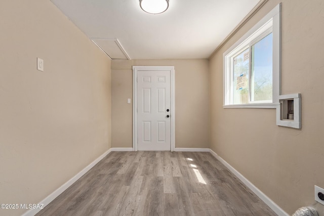 2514 N Castro Ave, Tucson, AZ 85705 - doorway with wood finished floors and baseboards