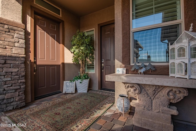14326 Whitehorn Pl, Marana, AZ 85658 - entrance to property featuring stucco siding and covered porch