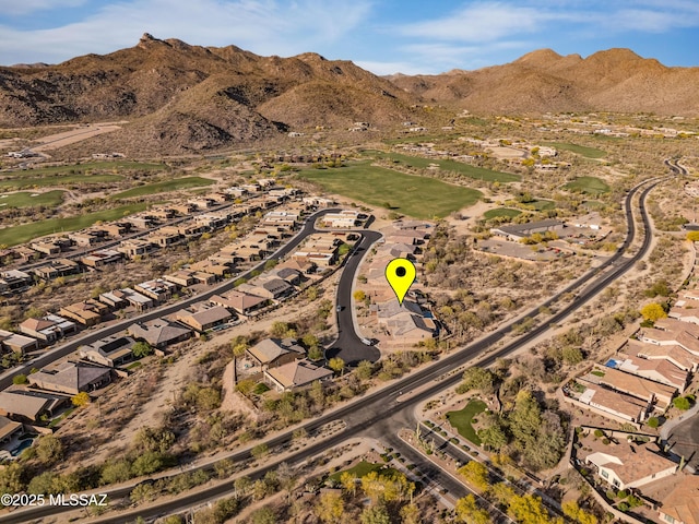 14326 Whitehorn Pl, Marana, AZ 85658 - view of property location with a mountain backdrop and nearby suburban area