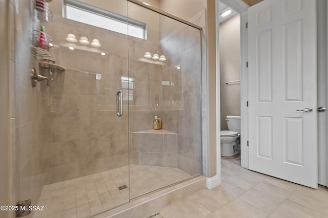 14326 Whitehorn Pl, Marana, AZ 85658 - bathroom with a stall shower and tile patterned flooring