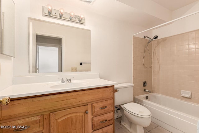 6635 E Golf Links Rd Apt 1, Tucson, AZ 85730 - full bath featuring vanity, shower / washtub combination, and tile patterned floors