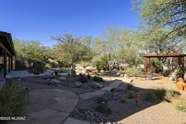 10380 E Rancho Del Este Dr, Tucson, AZ 85749 - view of yard with a patio