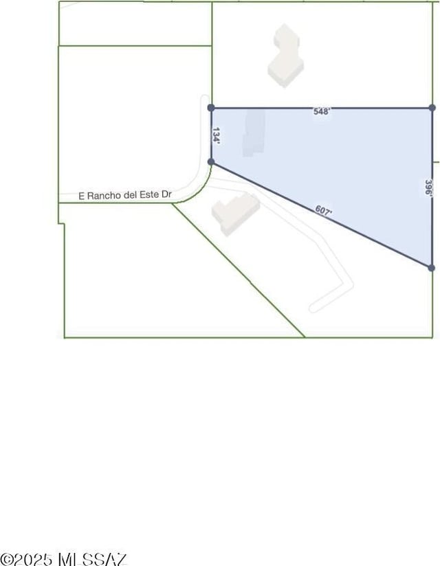 10380 E Rancho Del Este Dr, Tucson, AZ 85749 - map / location of property area