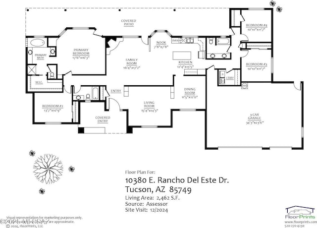 10380 E Rancho Del Este Dr, Tucson, AZ 85749 - view of home floor plan