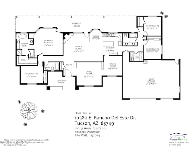 10380 E Rancho Del Este Dr, Tucson, AZ 85749 - view of home floor plan