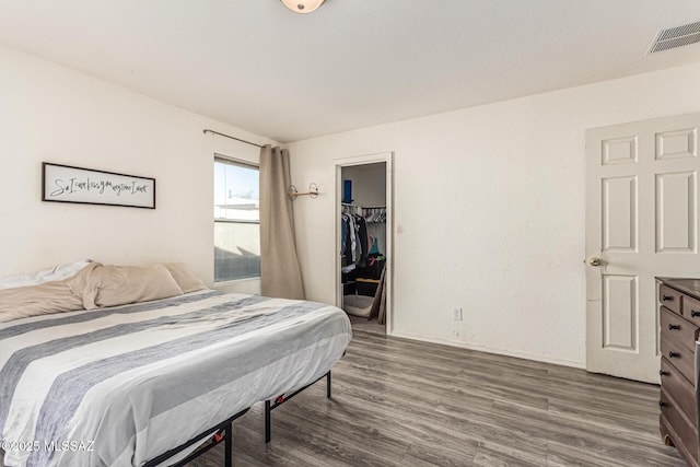 6293 S Sun View Way, Tucson, AZ 85706 - bedroom with wood finished floors, a spacious closet, and a closet