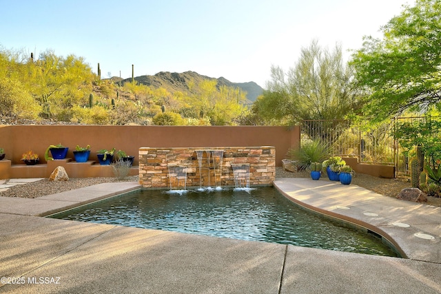 5254 W Saguaro Cliffs Dr, Tucson, AZ 85745 - view of pool with a mountain view