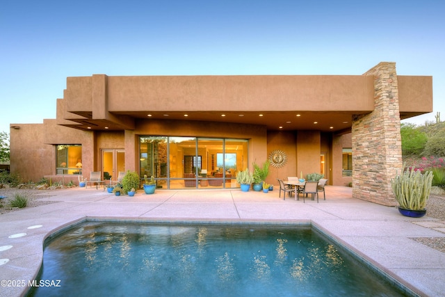 5254 W Saguaro Cliffs Dr, Tucson, AZ 85745 - outdoor pool featuring a patio area