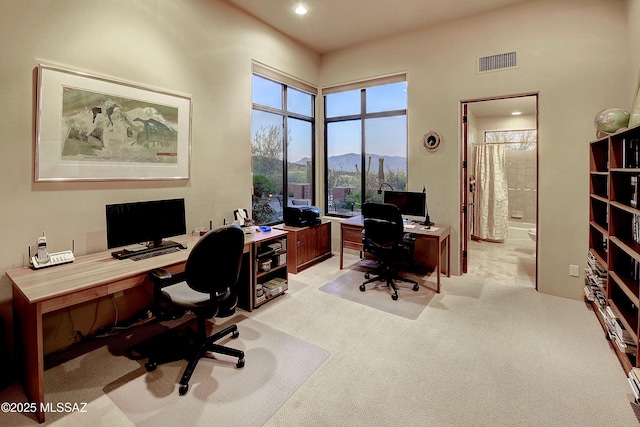5254 W Saguaro Cliffs Dr, Tucson, AZ 85745 - office space with light colored carpet and recessed lighting