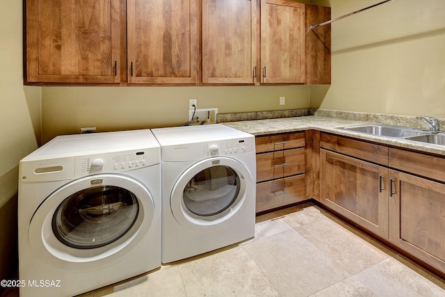 5254 W Saguaro Cliffs Dr, Tucson, AZ 85745 - laundry room featuring cabinet space and washing machine and dryer