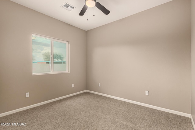 3710 S Bellingham Pl, Tucson, AZ 85730 - carpeted empty room with ceiling fan and baseboards