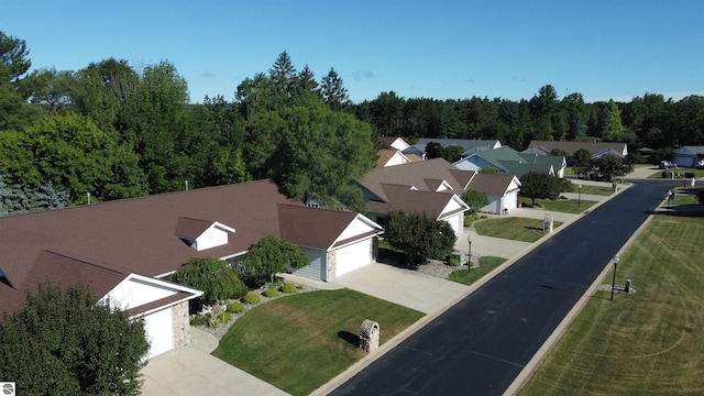 view of aerial view