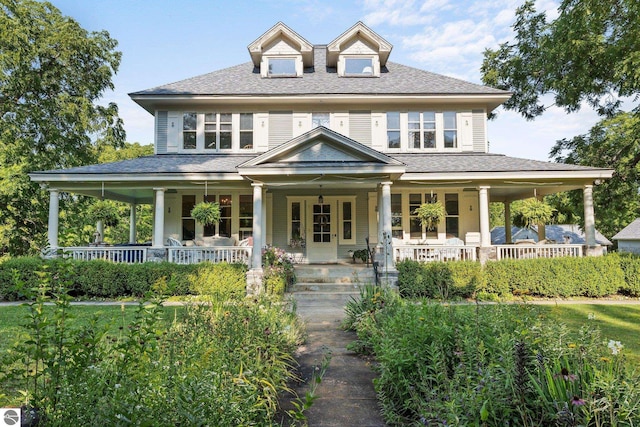 farmhouse-style home with a porch