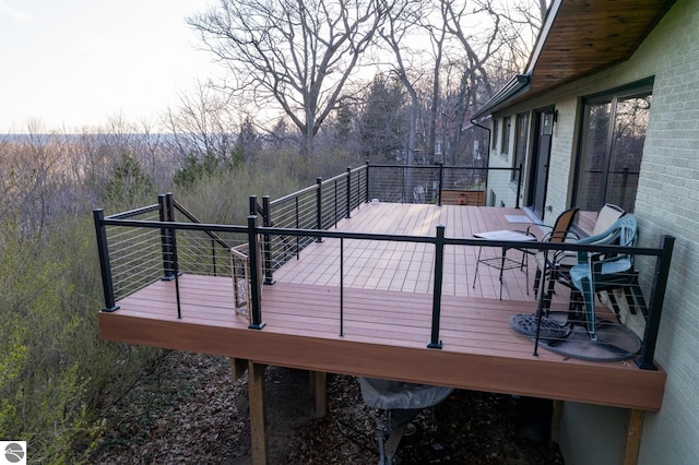 view of deck