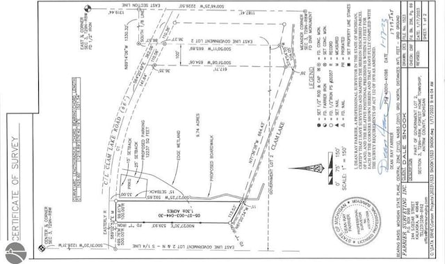 000 Clam Lake Rd, Bellaire MI, 49615 land for sale