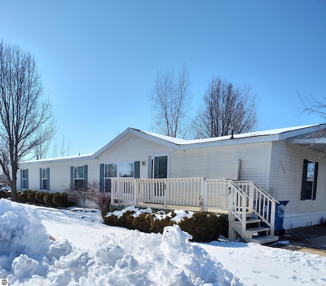 view of front of home