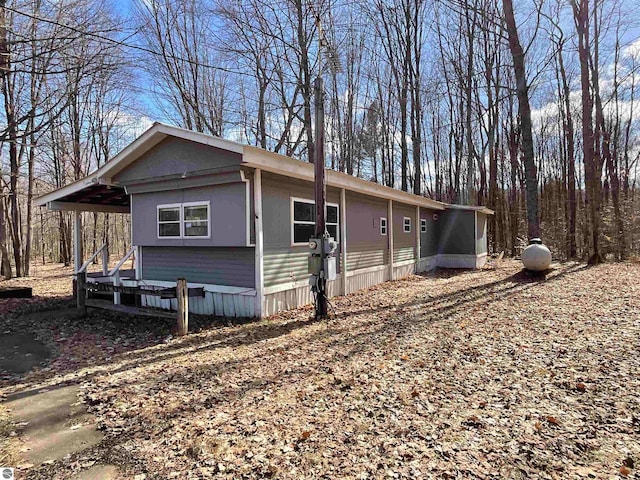 view of manufactured / mobile home